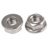 RS PRO Plain A2 Stainless Steel Flanged Hex Nut M8 17.9mm Flange Diameter, 13mm Hex Size Across Flat DIN 6923 725-9644