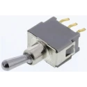 RS PRO PCB Mount On-On SPDT Toggle Switch 24 V dc 240 V ac Chrome Plated Brass Actuator 6mm 7347249P