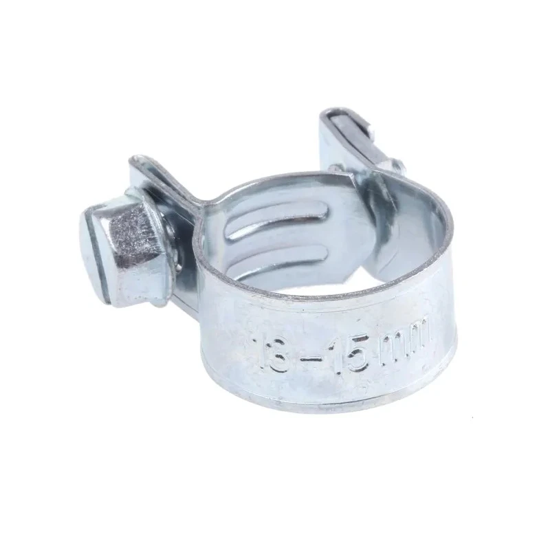 JCS Hi-Torque Stainless Steel Slotted Hex Bolt Drive Hose & Jubilee Clip M4 Bright Zinc Finish 13-15 mm MCZ15BG
