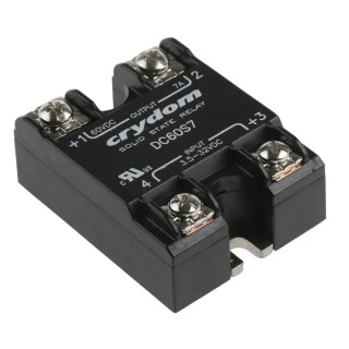 Crydom D60 Series Solid State Relay 7A Load Current Surface Mount 60V DC Load 32V DC Control DC60S7