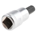 STAHLWILLE Alloy Steel 1/2 in Drive Bit Socket 8-34 mm Size, Chrome Finish, 22mm Overall Length 03050010