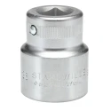 STAHLWILLE 36 mm 6 Point Square Drive Socket 3/4 in Drive, Chrome Finish, 60mm Overall Length 05010036
