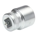 STAHLWILLE 36 mm 6 Point Square Drive Socket 3/4 in Drive, Chrome Finish, 60mm Overall Length 05010036
