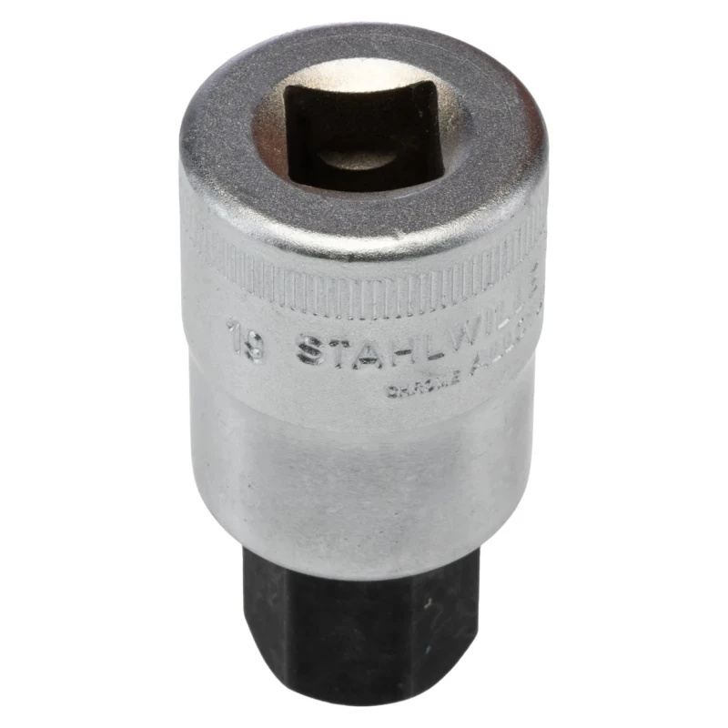 STAHLWILLE 1/2 in Drive Bit Square Socket 20mm Overall Length 03050019