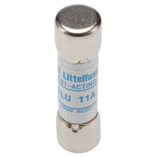 Littelfuse Ceramic Cartridge Fuse 11A F 10 x 38 mm 1000V AC FLU Series 0FLU011.T