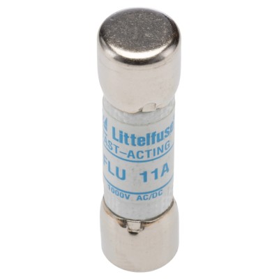 Littelfuse Ceramic Cartridge Fuse 11A F 10 x 38 mm 1000V AC FLU Series 0FLU011.T
