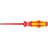 Wera Insulated Screwdriver T8 Tip, 80 mm Blade, 161 mm Overall Length, Bi-Material Handle, VDE/1000V Approved 05006184001