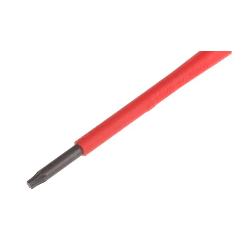 Wera Insulated Screwdriver T8 Tip, 80 mm Blade, 161 mm Overall Length, Bi-Material Handle, VDE/1000V Approved 05006184001