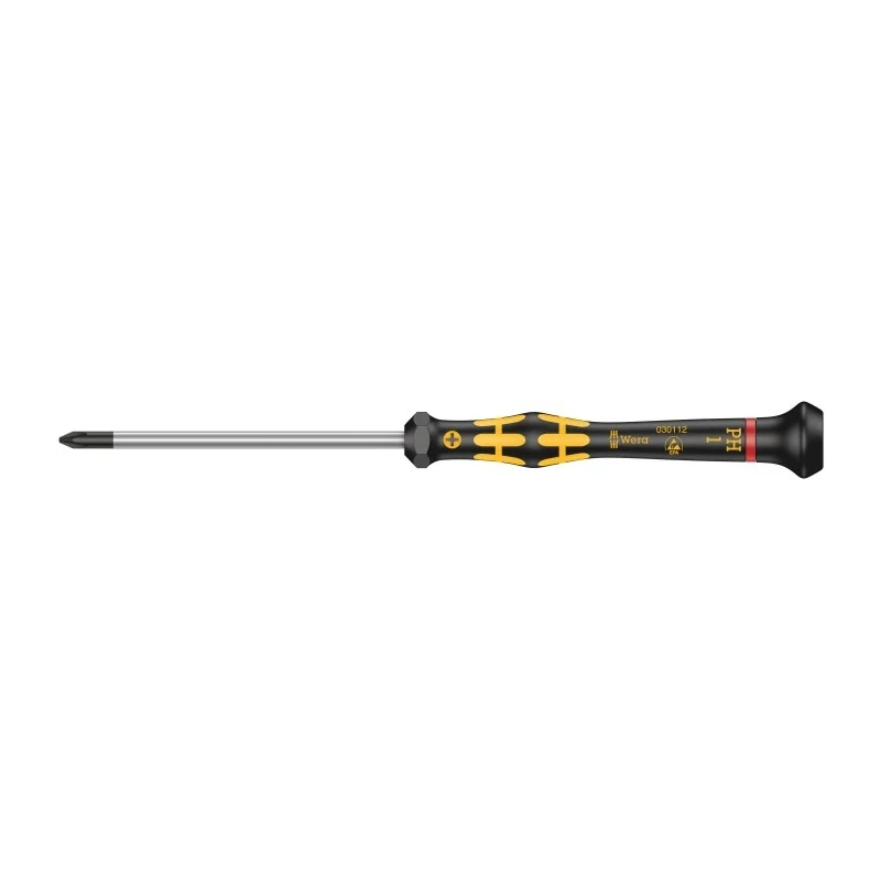 Wera Precision Screwdriver PH1 Tip 80 mm Blade 177 mm Overall 05030112001