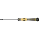 Wera Precision Screwdriver Bi-Material Handle, Insulated Stainless Steel Blade 0.4mm x 2.5mm, 80mm Blade Length 05030104001