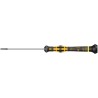 Wera Precision Screwdriver Bi-Material Handle, Insulated Stainless Steel Blade 0.4mm x 2.5mm, 80mm Blade Length 05030104001
