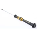 Wera Precision Screwdriver Bi-Material Handle, Insulated Stainless Steel Blade 0.4mm x 2.5mm, 80mm Blade Length 05030104001