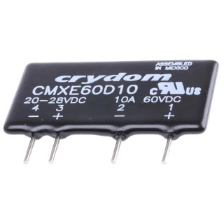 Crydom CMX Series Solid State Relay 10 A Load, PCB Mount, 60 V DC Load, 28 V DC Control CMXE60D10