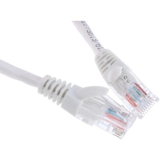 RS PRO Cat5e Ethernet Cable 0.5 m White RJ45 Male to RJ45 Male U/UTP PVC 738-8433