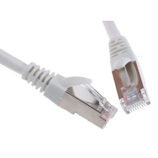 RS PRO Cat5e Ethernet Cable 1 m White RJ45 Male to RJ45 Male F/UTP PVC 738-8464