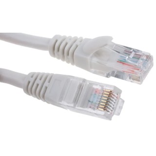 RS PRO Cat5e Ethernet Cable, 2 m, White RJ45 Male to RJ45 Male, U/UTP PVC 738-8445