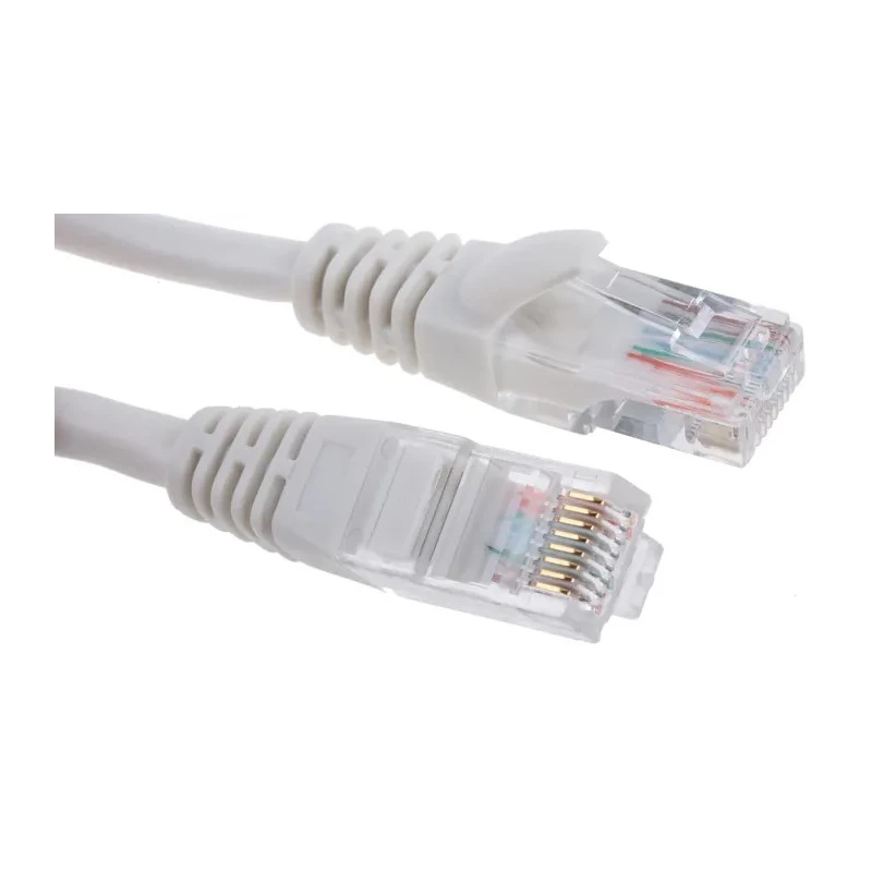 RS PRO Cat5e Ethernet Cable, 2 m, White RJ45 Male to RJ45 Male, U/UTP PVC 738-8445