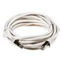 RS PRO Cat5e Ethernet Cable, 5 m, White RJ45 Male to RJ45 Male, F/UTP PVC 738-8470