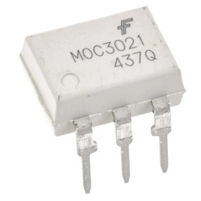 onsemi DC Input Optocoupler Through Hole 6-Pin DIP Triac Output 1.5V Forward Voltage MOC3021M