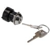 Lorlin Key Switch, Single Pole 6-Way SP6T 150mA, Tapered Bezel, Polycarbonate Housing