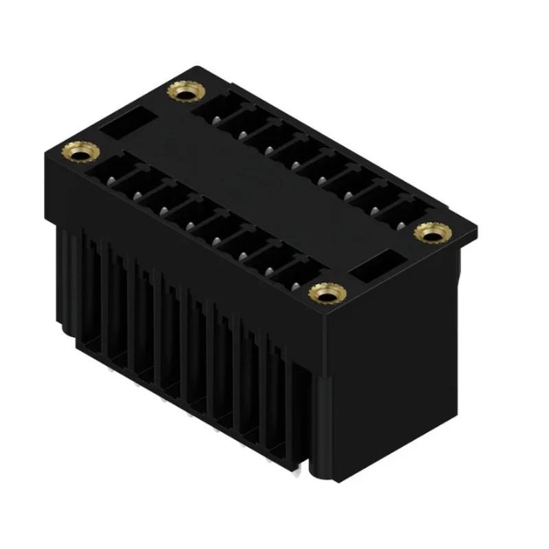 Weidmüller Pluggable Terminal Block SC-D Series 16-Contact 3.81 mm Pitch 2 Row Male Connector 320V 17.5A 1030850000