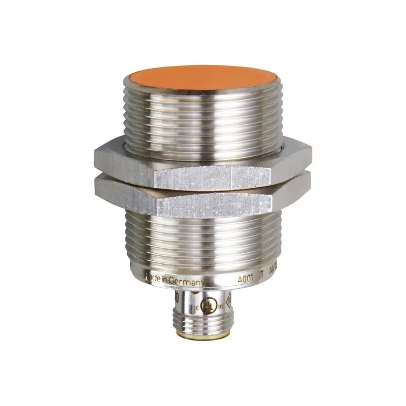 ifm electronic Threaded Barrel Inductive Proximity Sensor M30 x 1.5 PNP 36 V dc 15 mm Detection IIS204