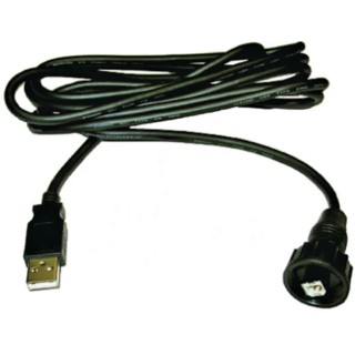 Amphenol Socapex IC Socket USB Cable Female USB Type B to Female USB Type A USB 2.0 Black 2m USBBF6200