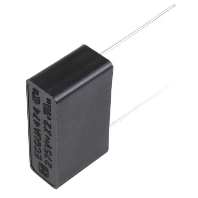 Panasonic ECQUA Film Capacitor X2, ±10 % Tolerance, 470 nF Capacitance, 275V AC Rated Voltage, Through Hole Mount ECQUAAF474K