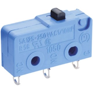 Marquardt Plunger Micro Switch with Solder Terminal, 2A Current, 250V AC, SPCO Contact Configuration, IP0/IP40 1050.0151