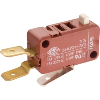 Marquardt Plunger Micro Switch Tab Terminal 16A 250V AC SPCO IP40 IP00 1085.0403
