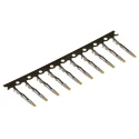 HARTING Backplane Connector Contact, Straight Female, Gold over Nickel Plating, Copper Alloy, 2A Current, Crimp 09020006484