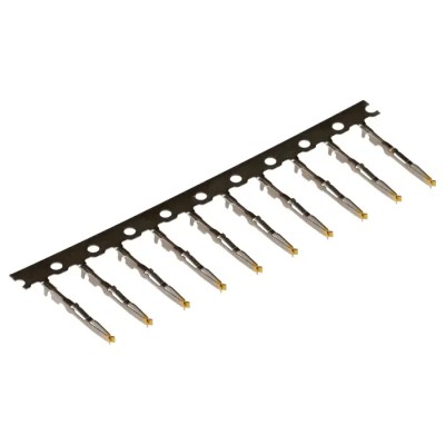 HARTING Backplane Connector Contact, Straight Female, Gold over Nickel Plating, Copper Alloy, 2A Current, Crimp 09020006484