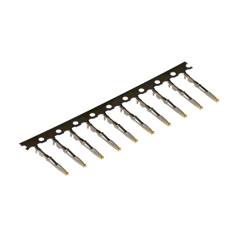 HARTING Backplane Connector Contact, Straight Female, Gold over Nickel Plating, Copper Alloy, 2A Current, Crimp 09020006484