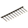 HARTING Backplane Connector Contact, Straight Female, Gold over Nickel Plating, Copper Alloy, 2A Current, Crimp 09020006484