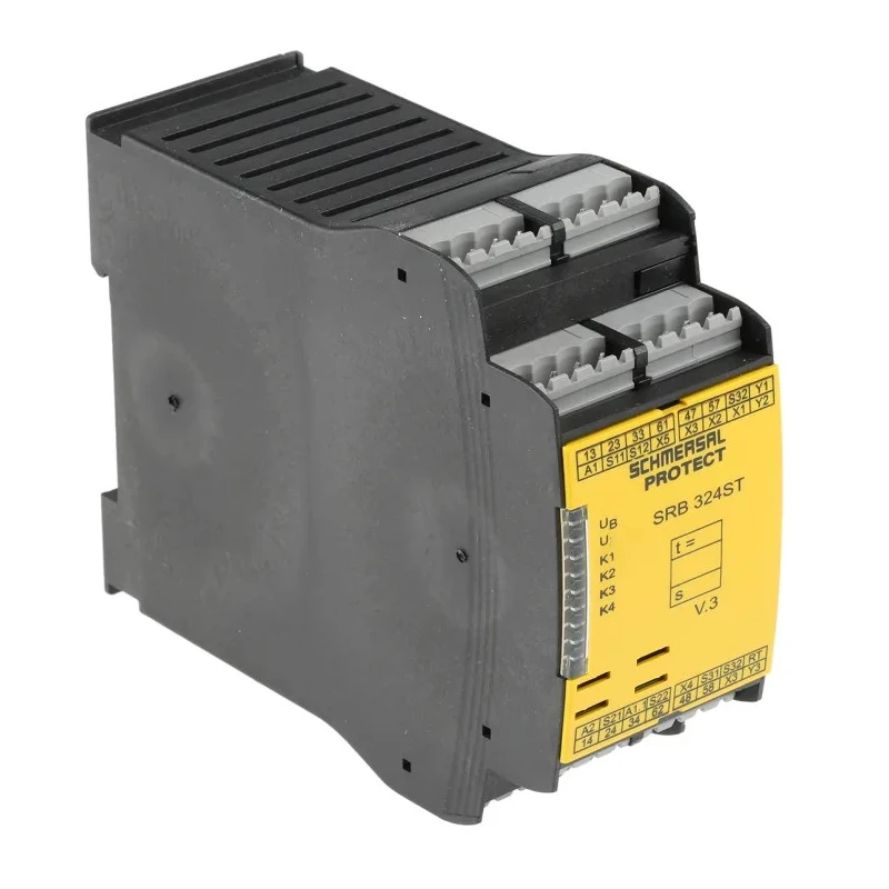 Schmersal 24V ac/dc Safety Relay with 5 Safety Contacts and 1 Auxiliary Contact SRB324ST 24V (V.3)