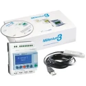 Crouzet Millenium 3 Series Logic Module, 6-Input, Analogue and Digital Inputs, 10 Relay Outputs, 230V AC 8A Output 88974085