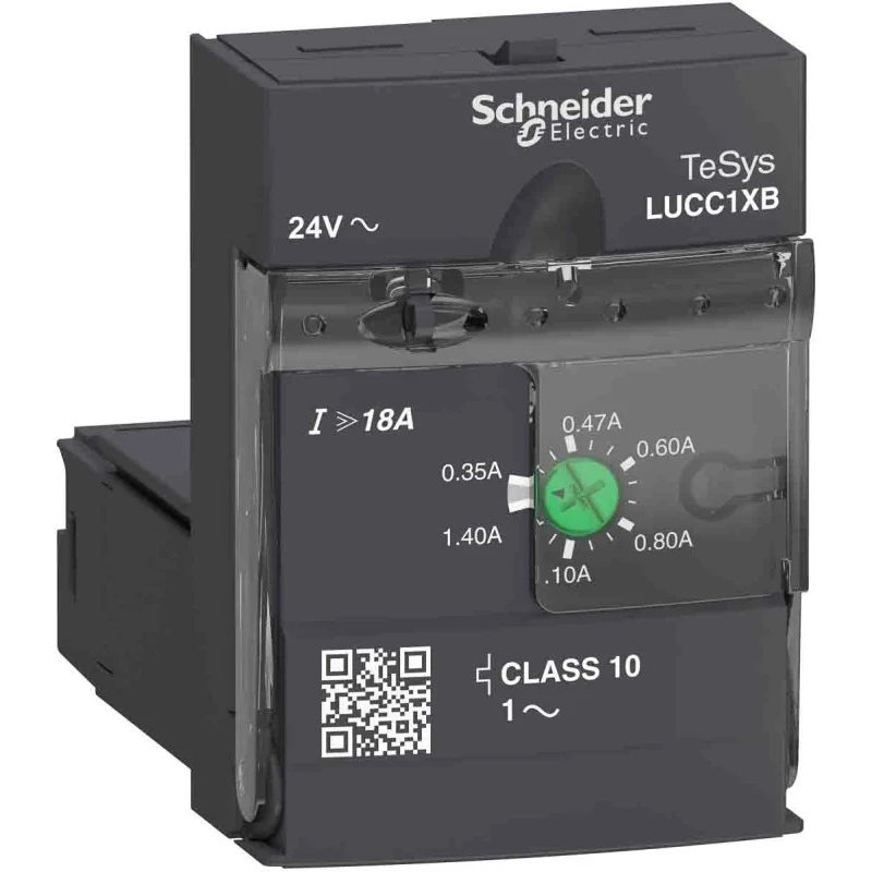 Schneider Electric TeSys U Advanced Motor Starter 690V 90W 1 Phase IP20 IP40 LUCC1XB