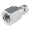 RS PRO Steel Hydraulic Quick Connect Coupling Male BSP 1/4 in 400 bar 745-4700