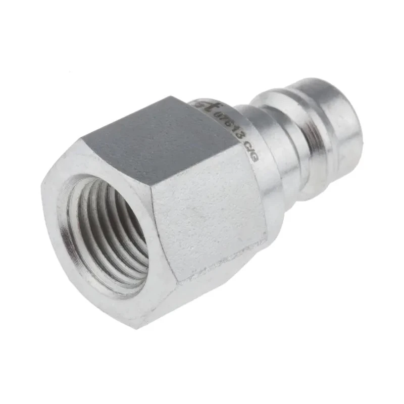 RS PRO Steel Hydraulic Quick Connect Coupling Male BSP 1/4 in 400 bar 745-4700