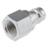 RS PRO Steel Hydraulic Quick Connect Coupling Male BSP 1/4 in 400 bar 745-4700