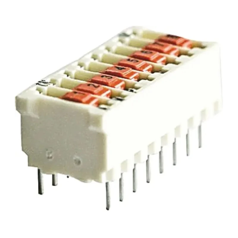 TE Connectivity Slide Rotary Coded DIP Switch Through Hole Mount 2.54mm Centreline 5161390-2