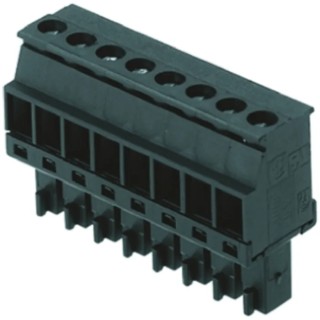 Weidmüller Pluggable Terminal Block, BC 3.81 Series, 4-Contact, 3.81 mm Pitch, 1 Row, 320 V, 17.5 A, Nylon 1798550000