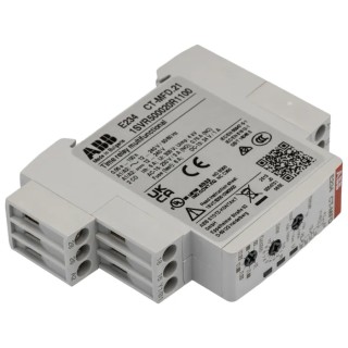 ABB CT-MFD.21 Series DIN Rail Timer Relay, 2-Contact DPDT, 12 to 240 V DC 240V AC, 0.05 to 360000 1SVR500020R1100 CT-MFD.21