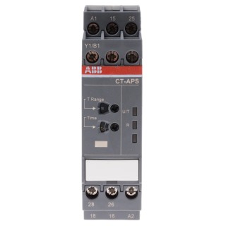 ABB S range Series DIN Rail Timer Relay 2-Contact 24 V dc 24 V ac 240 V ac 0.05 s to 300 h 1SVR730180R0300 CT-APS.21S