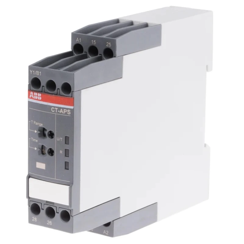 ABB S range Series DIN Rail Timer Relay 2-Contact 24 V dc 24 V ac 240 V ac 0.05 s to 300 h 1SVR730180R0300 CT-APS.21S