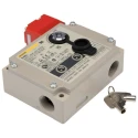 Omron Industrial Metal Housing Door Switch with IP67 Rating 24V DC 300mA Safety Contacts Power to Unlock D4BL
