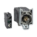 Schneider Electric Harmony XB4 Series Blue Momentary Push Button Head, 22 mm Cutout, Metal, IP66 ZB4BW051