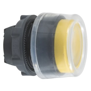 Schneider Electric Harmony XB5 Series Yellow Spring Return Push Button Head 22 mm Cutout IP66 IP67 ZB5AP5