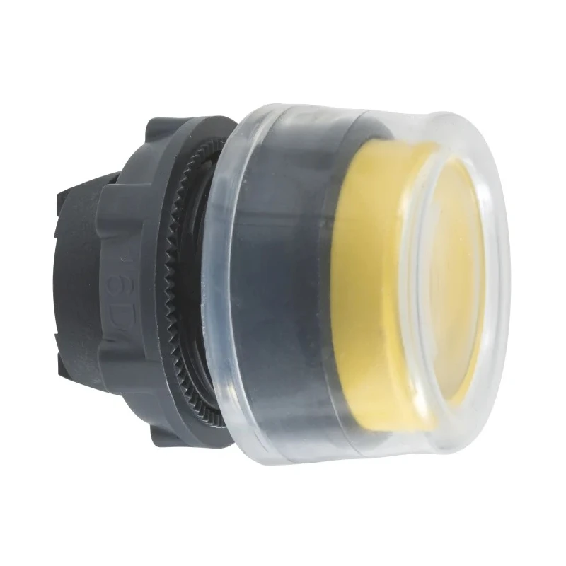 Schneider Electric Harmony XB5 Series Yellow Spring Return Push Button Head 22 mm Cutout IP66 IP67 ZB5AP5