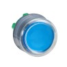 Schneider Electric Harmony XB5 Series Blue Spring Return Push Button Head, 22 mm Cutout, Plastic, IP67 IP66 ZB5AP6